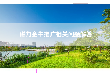 磁力金牛推广相关问题解答